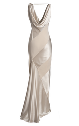 The Zora Satin Gown