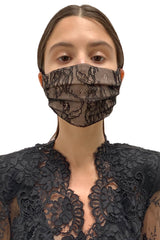 Black Lace Face Mask