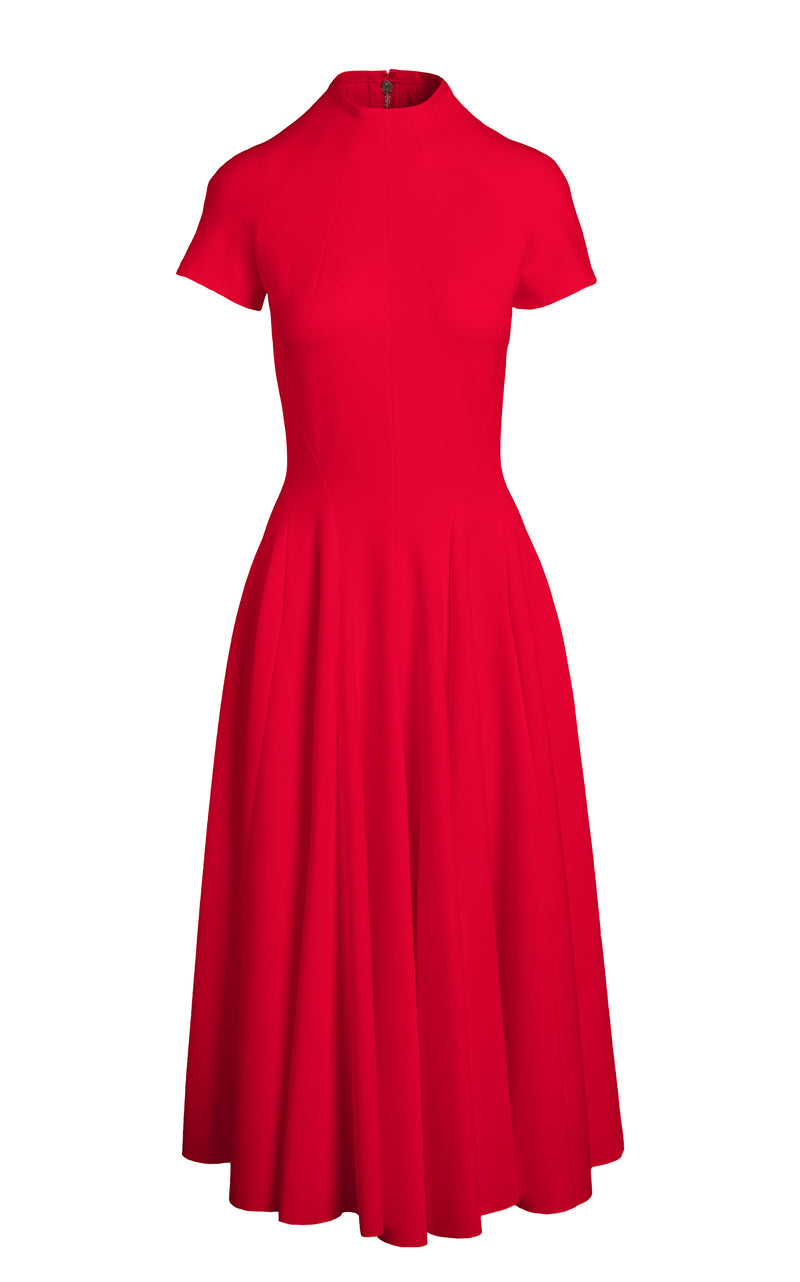 La Femme 28963 Off The Shoulder Jersey Fit & Flare Gown | Black, Red –  Harriman Clothing Co.