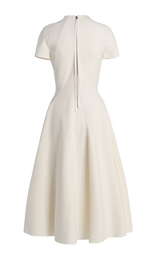 The Naro Laced-Up Midi Dress